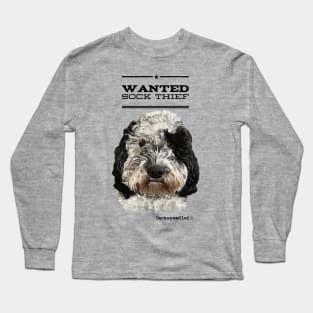 Cockapoo / Doodle Dog Sock Thief Long Sleeve T-Shirt